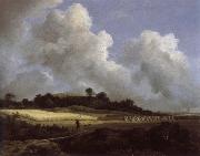 Jacob van Ruisdael View of Grainfields with a Distant town china oil painting reproduction